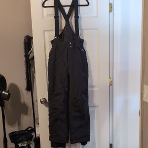 Men's Black Suspender Pants